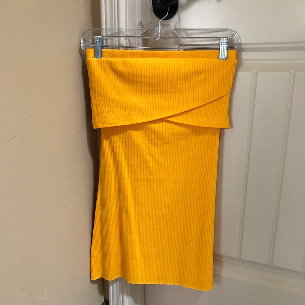 ASOS Petite Yellow Mini Dress - Picture 6 of 6